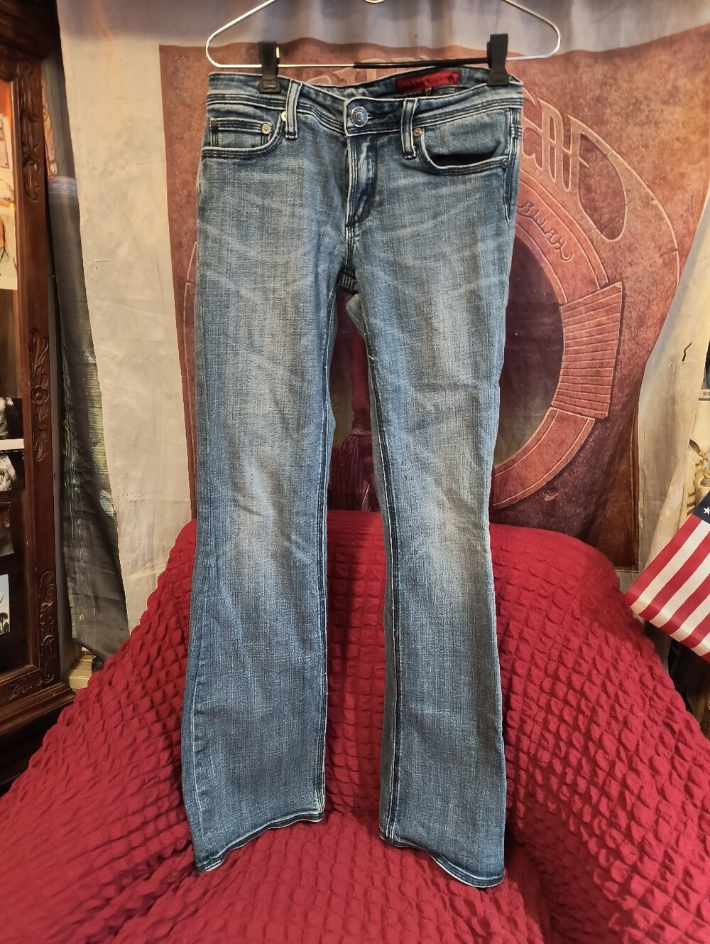Women’s VIGOSS Size 3/4 Blue Bootcut Classic Washed Denim Jeans
